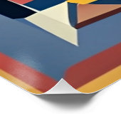 Abstracto Multicolor Poster (Ecke)