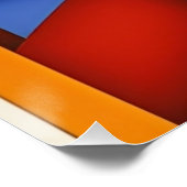 Abstracto Verde Poster (Ecke)