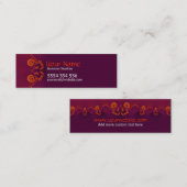 Abstractori mini Business Card Mini Visitenkarte (Vorne/Hinten)