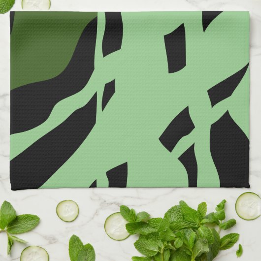 Abstractrana Geschirrtuch (Gefaltet)