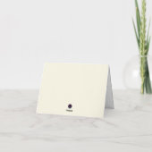 AbstractWhispers Courage in Motion Blank Note Card (Rückseite)