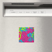 Abstractwztextur Magnet (In Situ (Geschirrspüler))