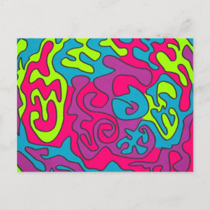 Abstractwztextur Postkarte