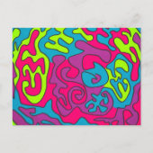 Abstractwztextur Postkarte (Vorderseite)