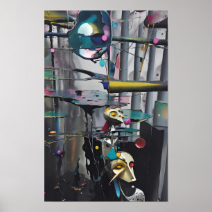 Abstrahieren Sie Ihre Zukunft - Ken Gage Art Poster