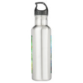 ABSTRAHLUNG BIO TEXTURE EDELSTAHLFLASCHE (Rückseite)
