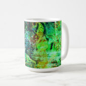 ABSTRAHLUNG BIO TEXTURE-Tasse Kaffeetasse (VorderseiteRechts)