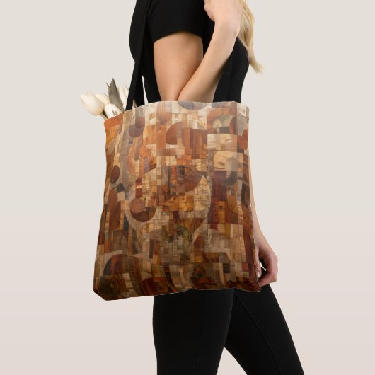 Abstrait der Sac-Vierer-Kunst Tasche (Von Nahem)