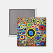 Abstrakshon 60 magnet (Vorderseite/Rückseite)