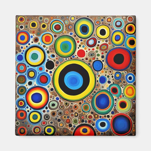 Abstrakshon 60 magnet (Vorne)