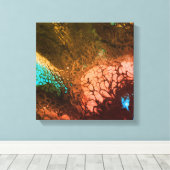 Abstrakt157 Leinwanddruck (Insitu (Holzboden))