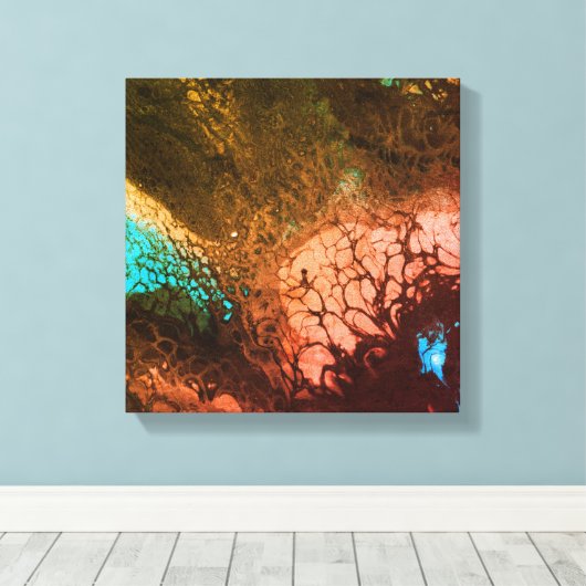 Abstrakt157 Leinwanddruck (Insitu (Holzboden))