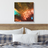 Abstrakt157 Leinwanddruck (Insitu (Schlafzimmer))