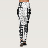 abstrakt1 Leggings (Rückseite)