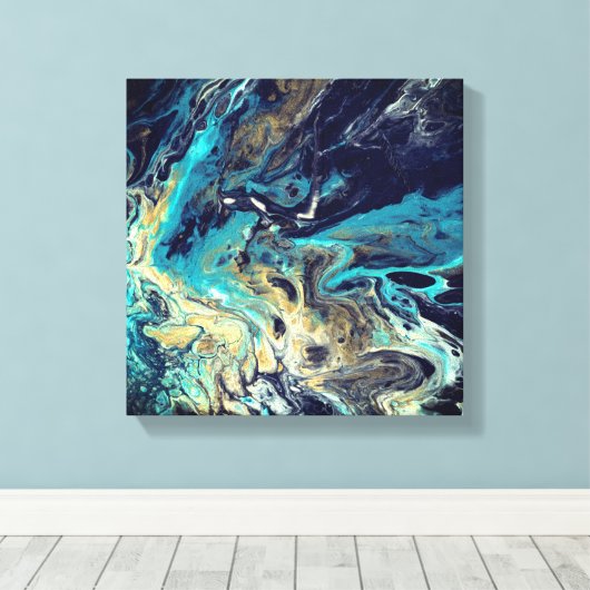 Abstrakt246 Leinwanddruck (Insitu (Holzboden))