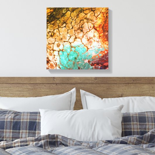 Abstrakt492 Leinwanddruck (Insitu (Schlafzimmer))