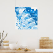 Abstrakt #008 poster (Küche)