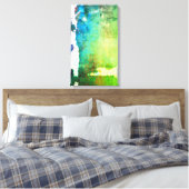 Abstrakt 011 Stretched Canvas Print Leinwanddruck (Insitu (Schlafzimmer))