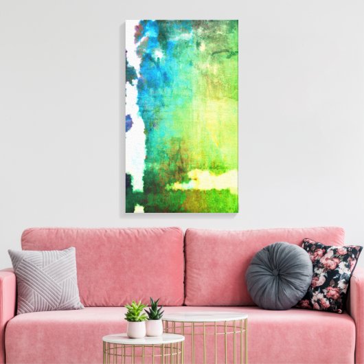 Abstrakt 011 Stretched Canvas Print Leinwanddruck (Insitu (Wohnzimmer))