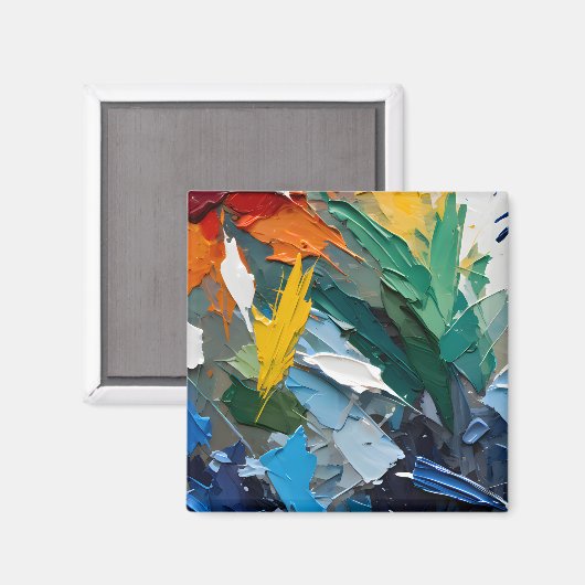 Abstrakt 01 magnet (Vorderseite/Rückseite)