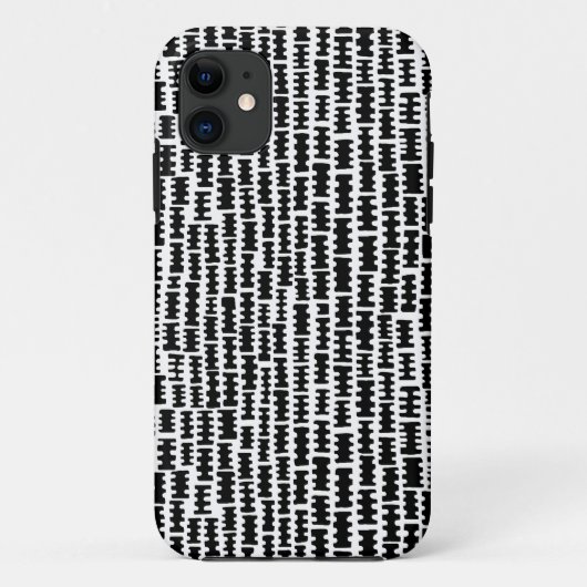 Abstrakt 020712 - Schwarz Case-Mate iPhone Hülle (Rückseite)