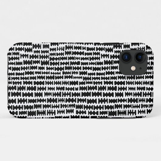 Abstrakt 020712 - Schwarz Case-Mate iPhone Hülle (Rückseite (Horizontal))