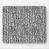 Abstrakt 020712 - Weiß auf Schwarz Mousepad (Vorne)