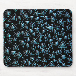 Abstrakt 021112 - Iridium auf schwarz Mousepad