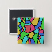 Abstrakt 02 button (Vorne & Hinten)