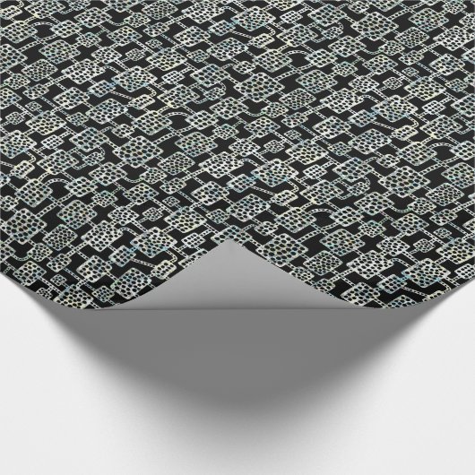 Abstrakt 041113 - Abstrakte Textur 01 Geschenkpapier (Ecke)