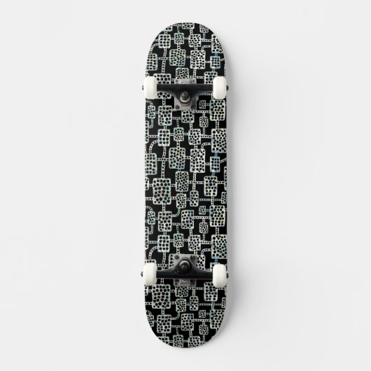 Abstrakt 041113 - Abstrakte Textur 01 Skateboard (Vorderseite)