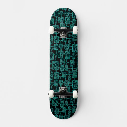 Abstrakt 041113 - Abstrakte Textur 06 Skateboard (Vorderseite)