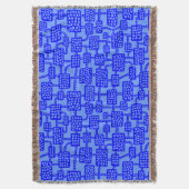 Abstrakt 041113 - Blauschattierungen Decke (Vorderseite Vertikal)