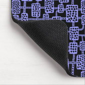 Abstrakt 041113 - Pastellblau auf Schwarz Mousepad (Ecke)