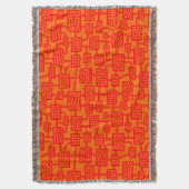 Abstrakt 041113 - Rot auf Orange Decke (Vorderseite Vertikal)