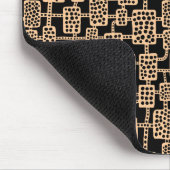 Abstrakt 041113 - Sand on Black Mousepad (Ecke)