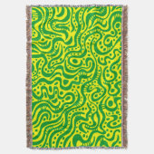 Abstrakt 041211 - Gras grün mit Gelb Decke (Vorderseite Vertikal)