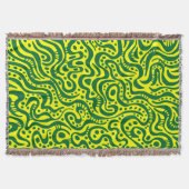 Abstrakt 041211 - Waldgrün mit Gelb Decke (Vorderseite)