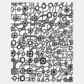 Abstrakt 070517 fleecedecke (Vorderseite)