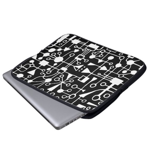 Abstrakt 090112 laptopschutzhülle (Vorne Knopf)