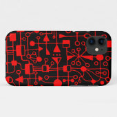 Abstrakt 090112 v14 Case-Mate iPhone hülle (Rückseite (Horizontal))