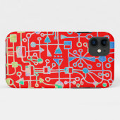 Abstrakt 090112 v3 Case-Mate iPhone hülle (Rückseite (Horizontal))