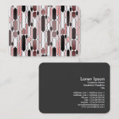 Abstrakt 100624 - (Sangria) Visitenkarte (Vorne/Hinten)