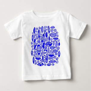 Abstrakt 100813 - Blau Baby T-shirt