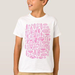 Abstrakt 100813 - Rosa T-Shirt