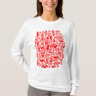 Abstrakt 100813 - Rot T-Shirt
