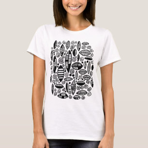 Abstrakt 100813 - Schwarz T-Shirt