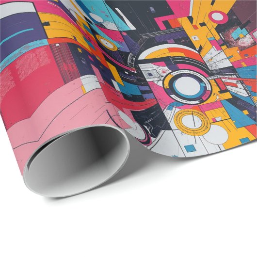 ABSTRAKT 10 GESCHENKPAPIER (Rolleneckpunkt)