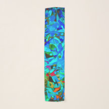 Abstrakt - 10" x 45" Chiffon Scarf
