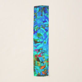 Abstrakt - 10" x 45" Chiffon Scarf Schal